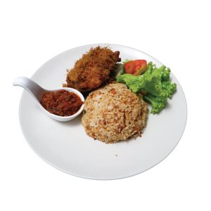 ayam goreng lengkuas sambal kecombrang